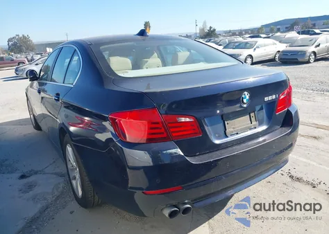 2013 BMW 528I из США, поврежденный, VIN WBAXG5C54DD228853